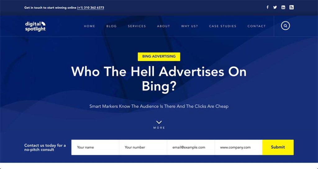 seo-agency-copywriting Copywriting for an SEO agency website