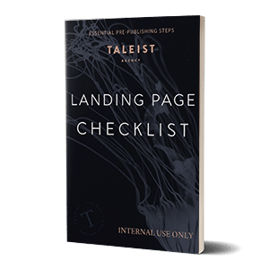 Landing page checklist cover 3D transparent shadow Landing page checklist cover 3D transparent shadow