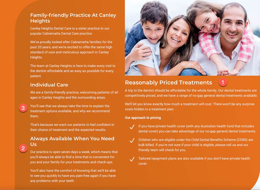 Canley Heights Dental About Us page