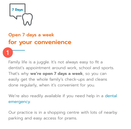 Dental care about us page