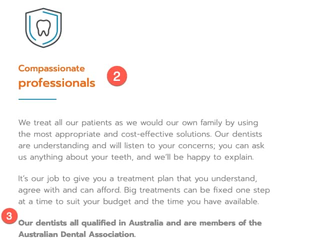 Marketfair Dental About Us page