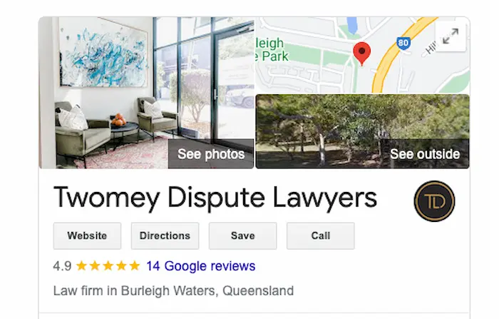 Google reviews for lawyers